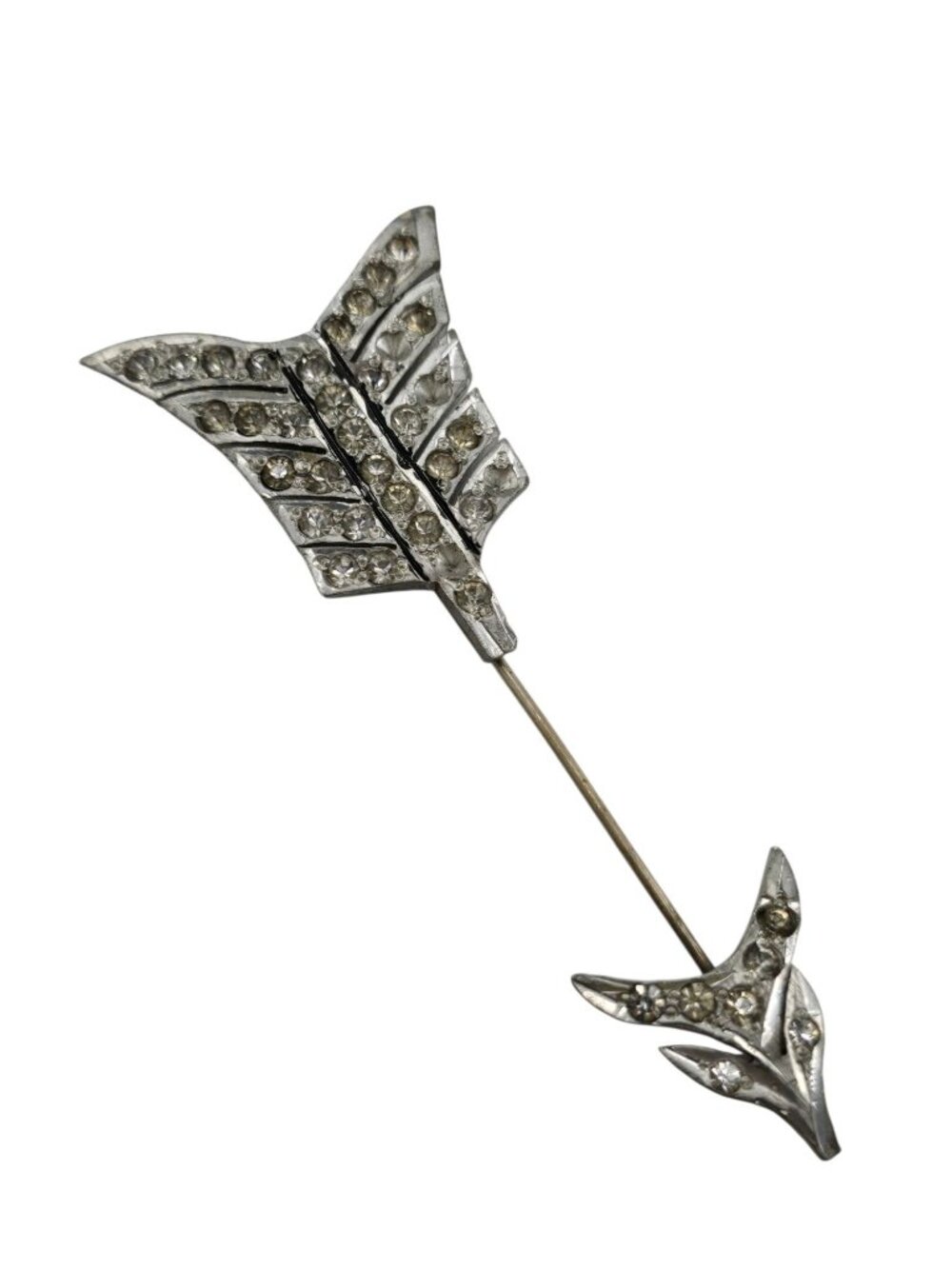 Antique Paste Arrow Jabot/Stick Pin (A9156)